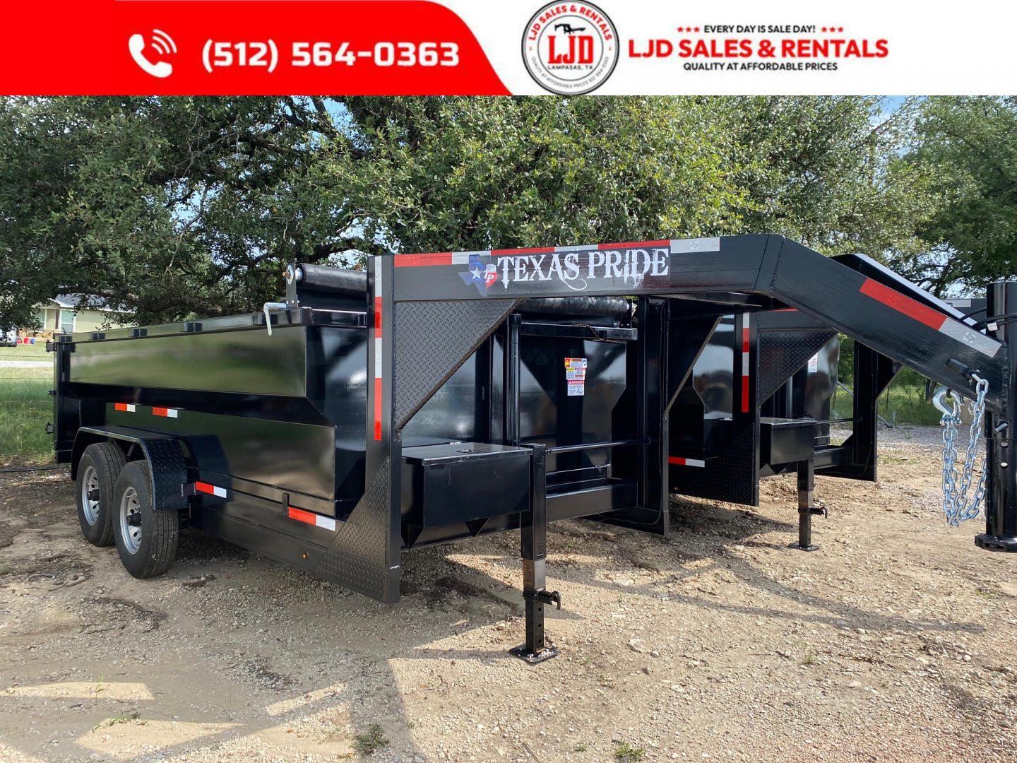 New 2026 Texas Pride - Gooseneck Dump Trailer 14'x3' - 16K GVWR