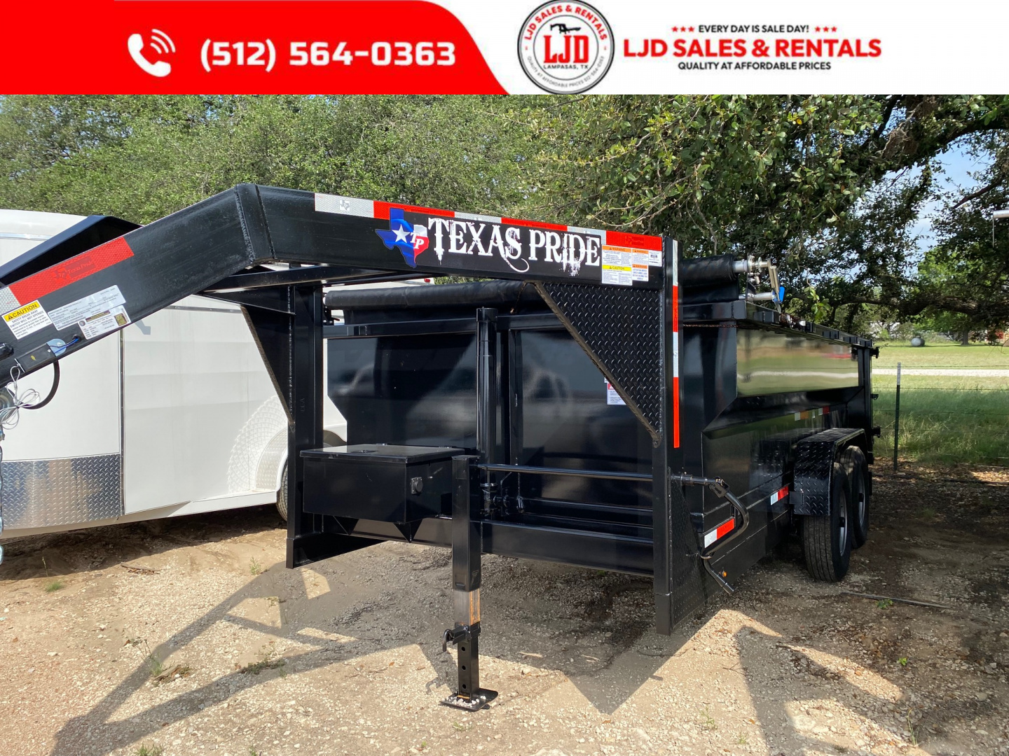 New 2026 Texas Pride - Gooseneck Dump Trailer 14'x3' - 16K GVWR
