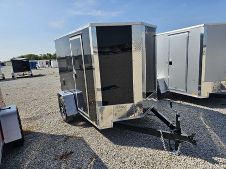 New 2026 Cargo Express EX DLX 5' x 8' 3K Idler Ramp Door Cargo / Enclosed Trailer