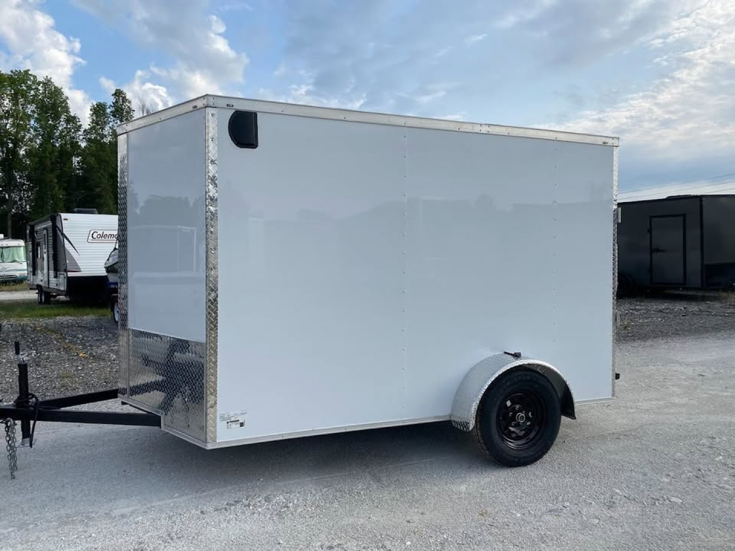 New 2026 Mammoth 7x10 SA Cargo / Enclosed Trailer, 6' interior height, 3.5k axle, .080 polycore exterior Cargo / Enclosed Trailer