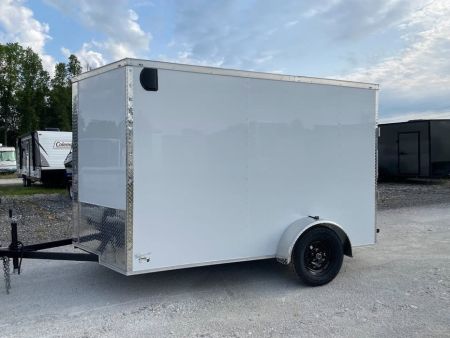 New 2026 Mammoth 7x10 SA Cargo / Enclosed Trailer, 6' interior height, 3.5k axle, .080 polycore exterior Cargo / Enclosed Trailer