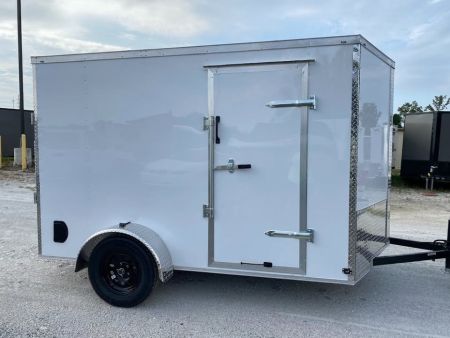 New 2026 Mammoth 7x10 SA Cargo / Enclosed Trailer, 6' interior height, 3.5k axle, .080 polycore exterior Cargo / Enclosed Trailer