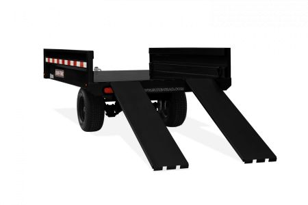 New 2025 Sure-Trac 4.5X8SA Utility Dump Trailer