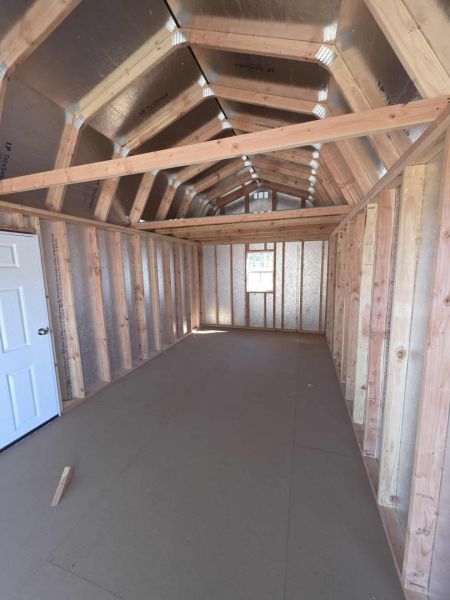 New GARAGE SHED 2025 Old Hickory WLGX 10X20 LOFTED GARAGE BARN SHED TECH SHIELD
