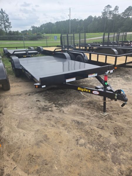New 2025 Big Tex Trailers 70DM-20 Steel Deck 20' Tandem Axle Carhauler 7000 GVWR Car Hauler