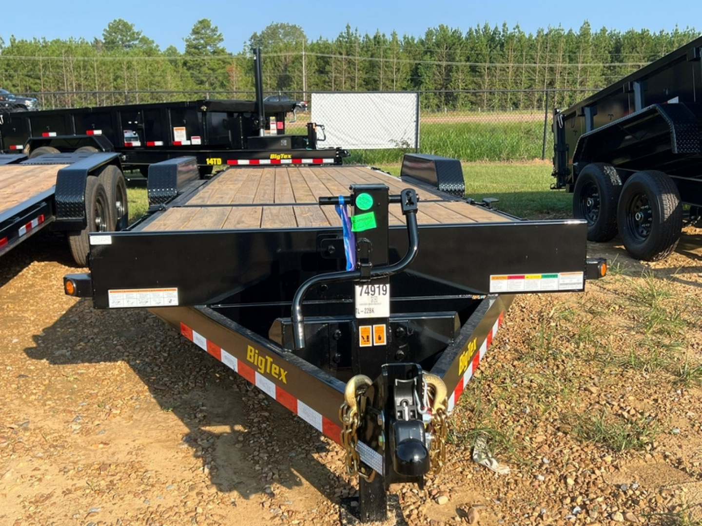 New 2025 Big Tex Trailers 16TL-22' Tandem Axle Tilt Equipment 17,500 GVWR Tilt Trailer