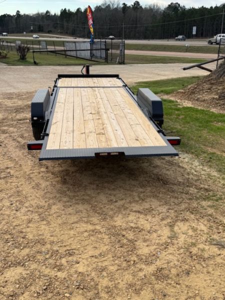 New 2026 Big Tex Trailers 16' Tilt+4' Stationary Ramp Tandem Axle Equipment 17500 GVWR Tilt Trailer