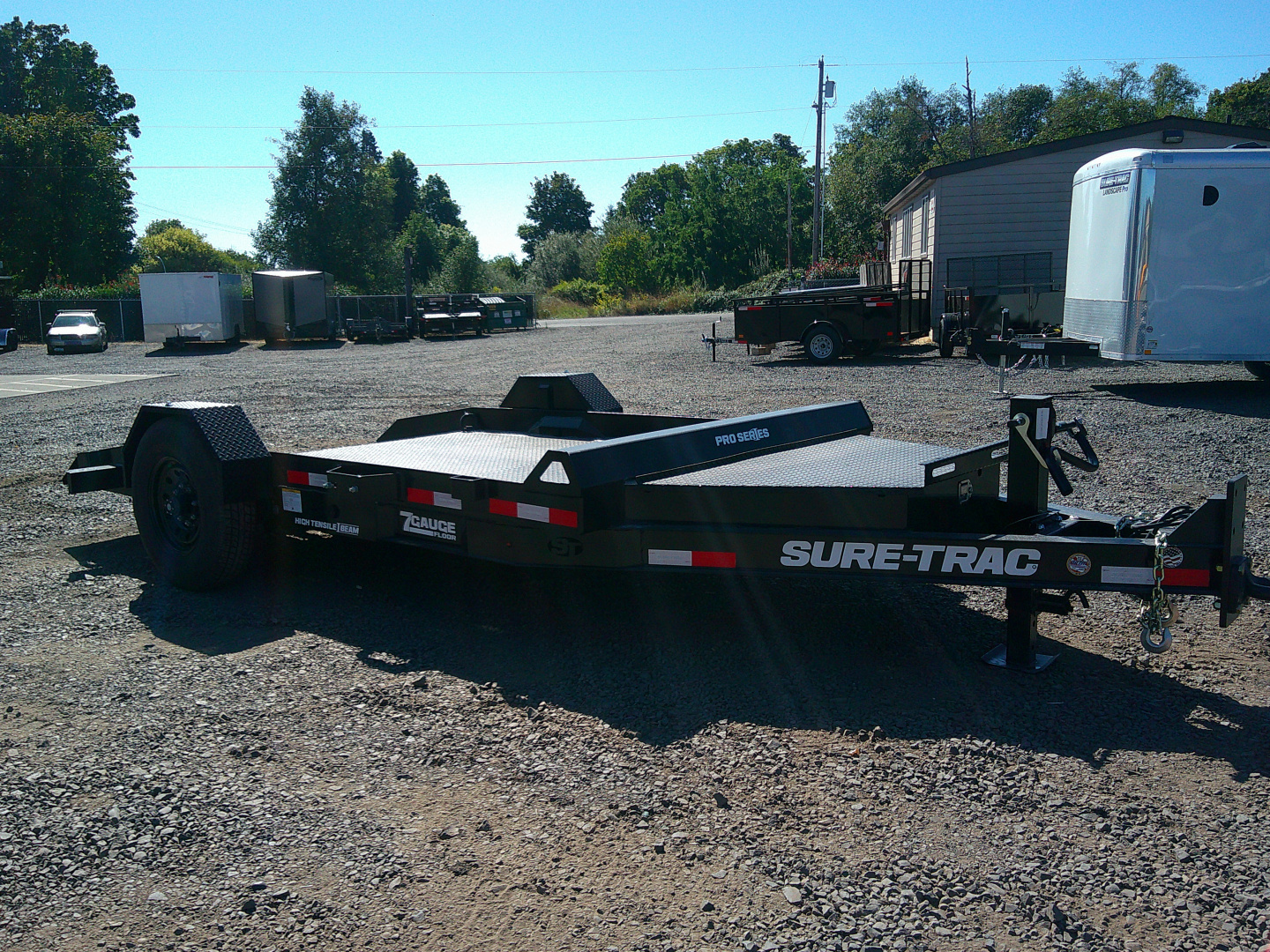 New 2026 Sure-Trac 7x12 7.8k Equipment Trailer