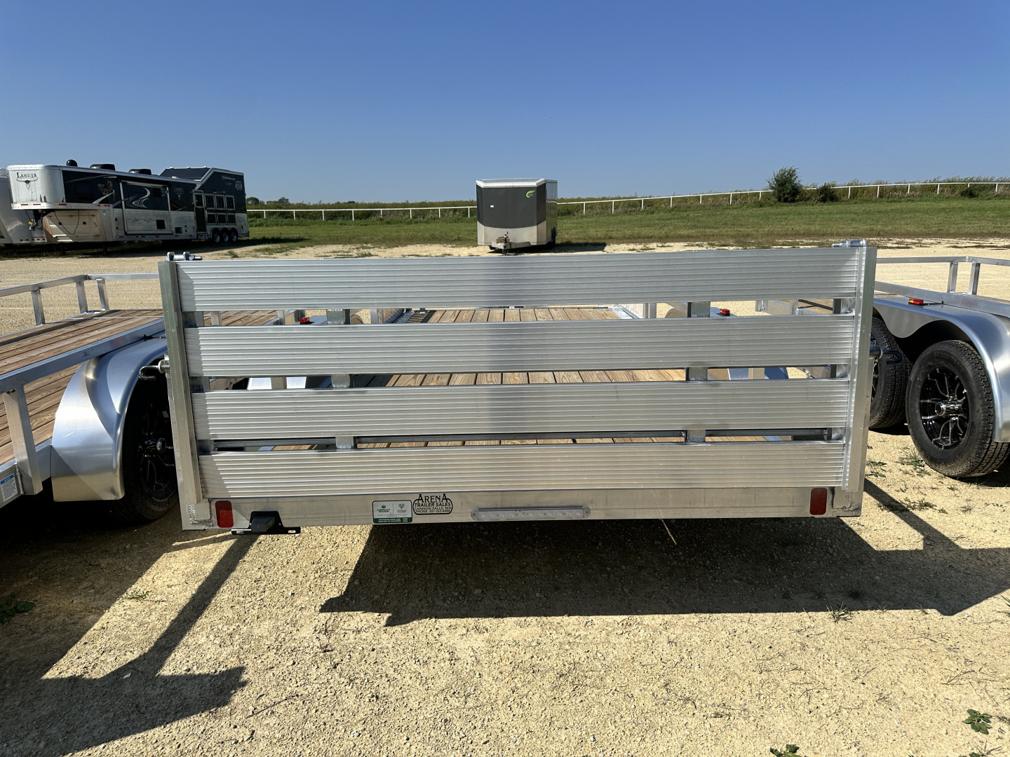New 2026 Rough Rider RRU6512SA-96 6.5' x 12' Aluminum Utility Trailer