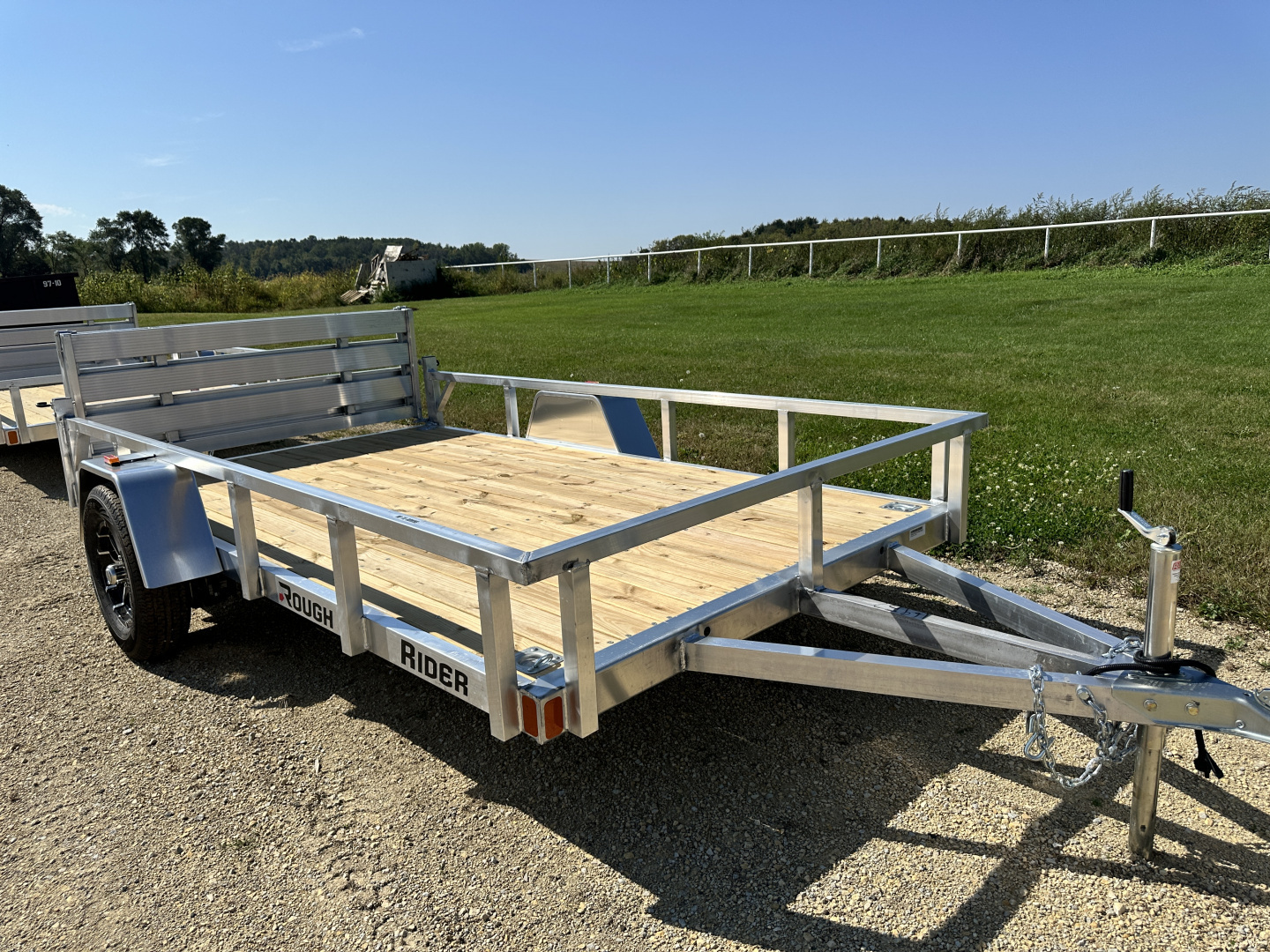 New 2026 Rough Rider RRU6512SA-96 6.5' x 12' Aluminum Utility Trailer