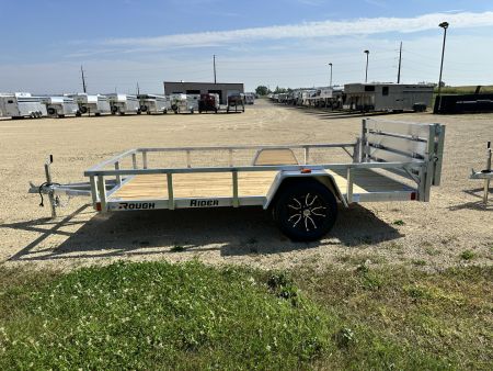 New 2026 Rough Rider RRU6512SA-96 6.5' x 12' Aluminum Utility Trailer