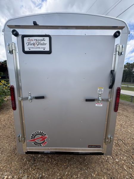 New 2027 Homesteader 5X8 Cargo / Enclosed Trailer w/ Rear Ramp