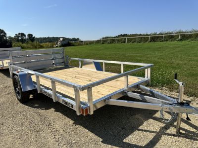 New 2026 Rough Rider RRU 6512A-96 6.5' x 12' Aluminum Utility Trailer