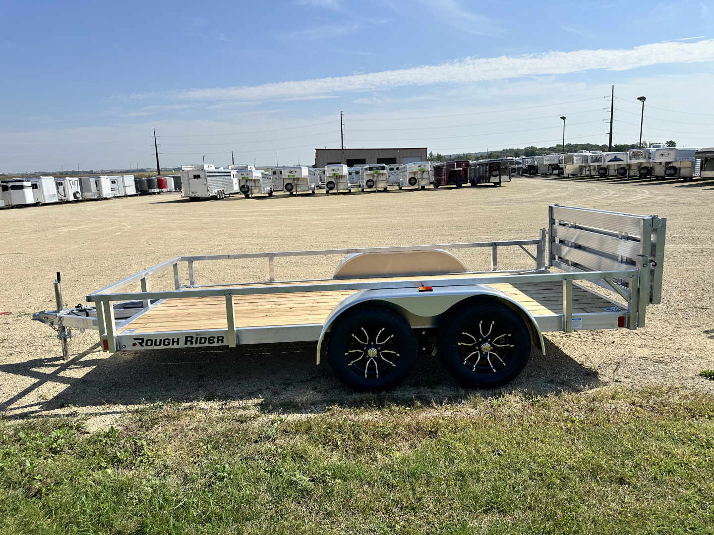 New 2026 Rough Rider RRU 6514TA2-96 6.5' x 14' Utility Trailer