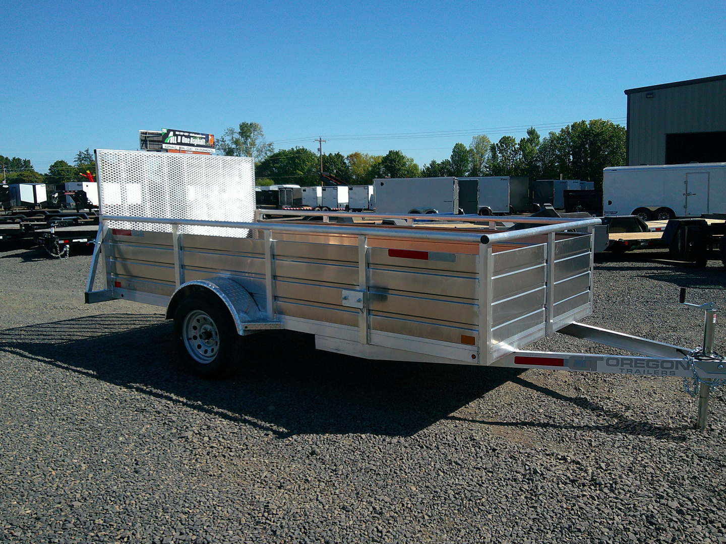 New 2026 Eagle Trailers 6x12 Aluminum Utility Trailer