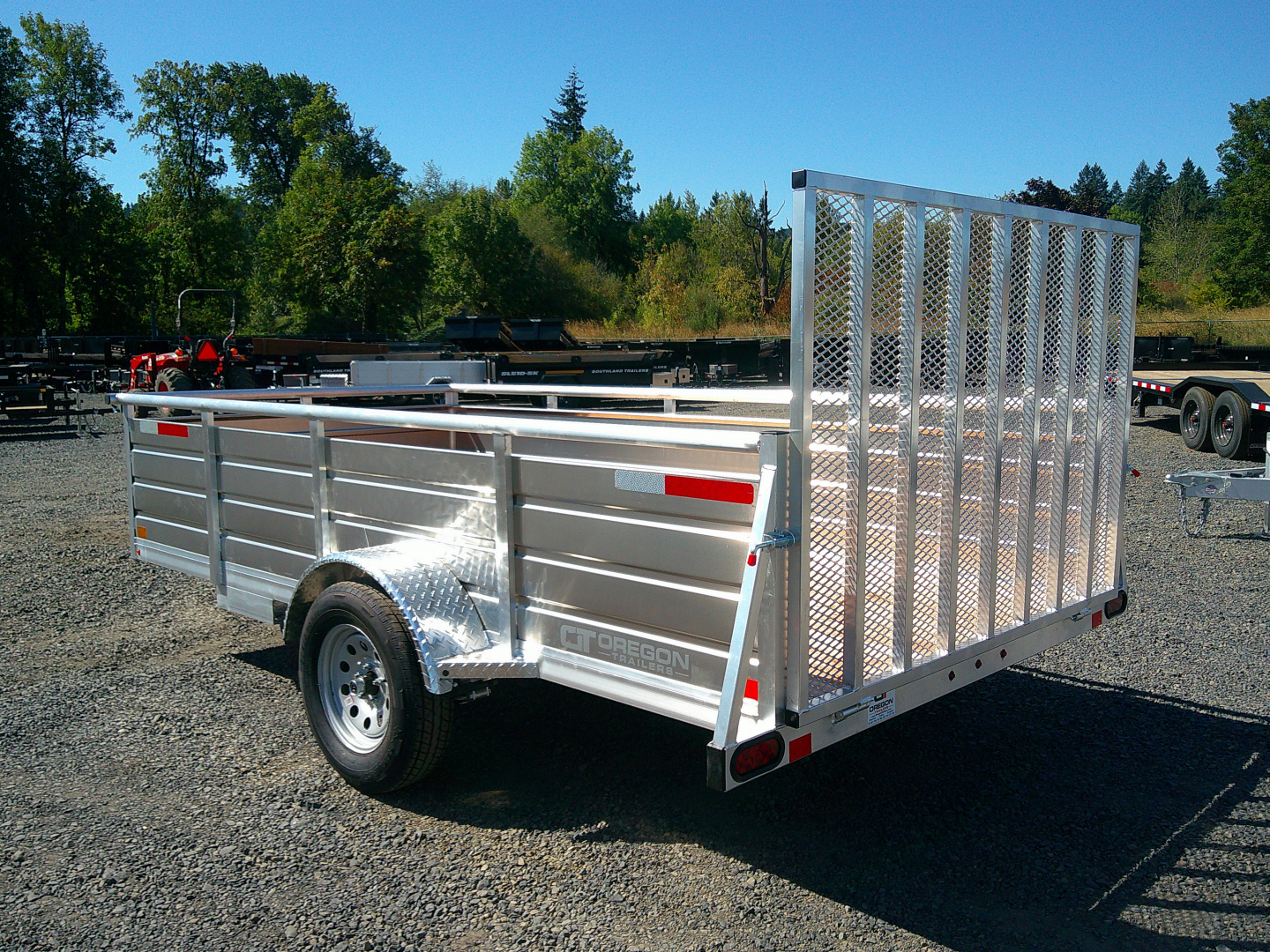 New 2026 Eagle Trailers 6x12 Aluminum Utility Trailer