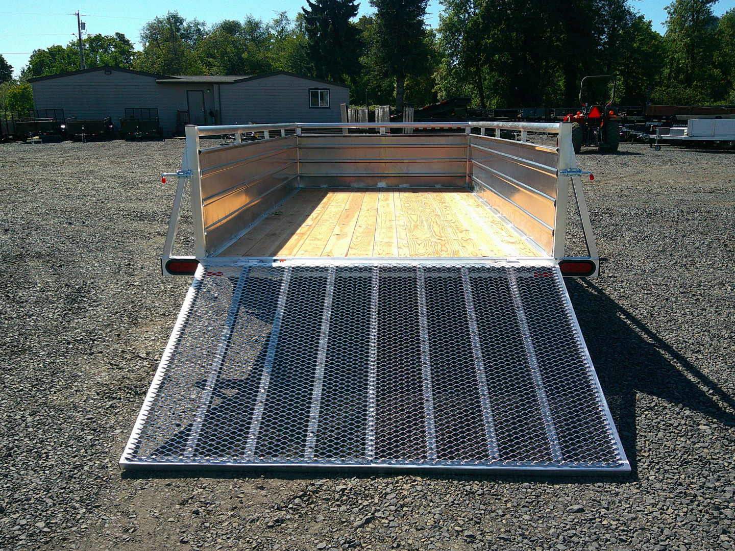 New 2026 Eagle Trailers 6x12 Aluminum Utility Trailer