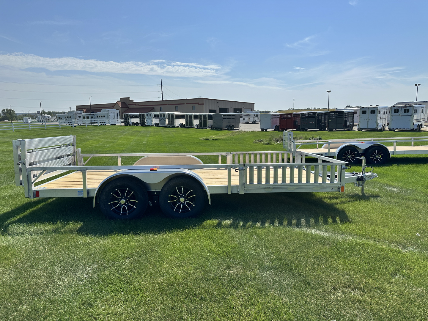 New 2026 Rough Rider RRU6516TA2-96 6.5' x 16' Aluminum Utility Trailer