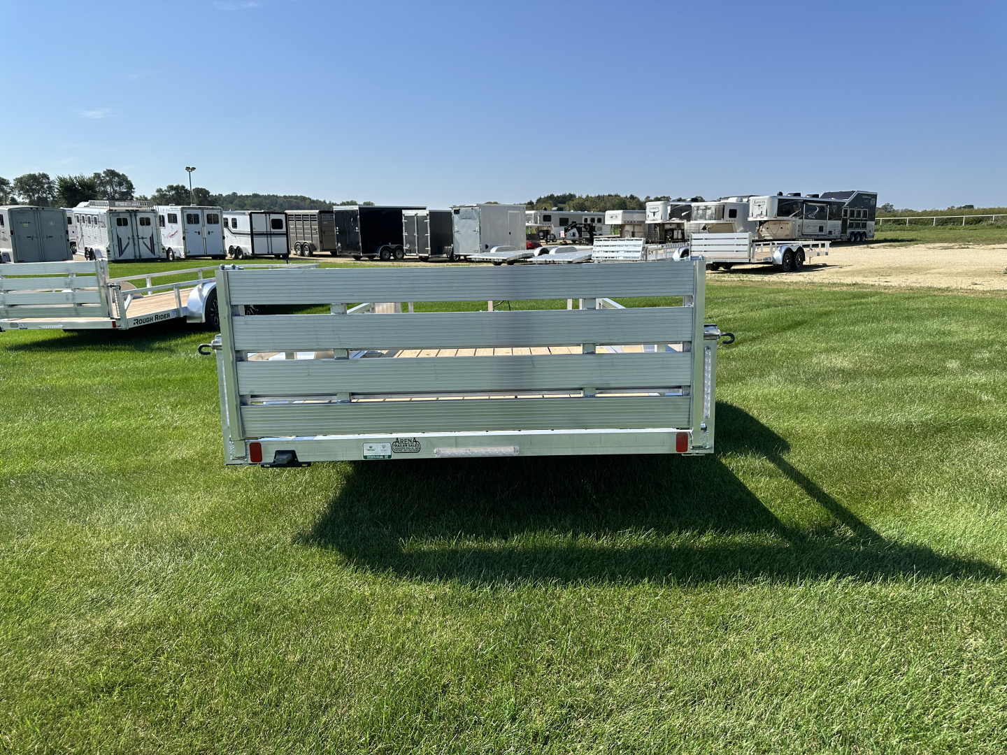 New 2026 Rough Rider RRU6516TA2-96 6.5' x 16' Aluminum Utility Trailer