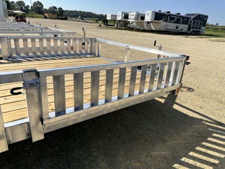 New 2026 Rough Rider RRU6516TA2-96 6.5' x 16' Aluminum Utility Trailer