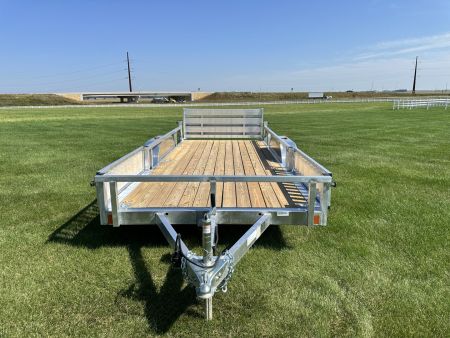 New 2026 Rough Rider RRU6516TA2-96 6.5' x 16' Aluminum Utility Trailer