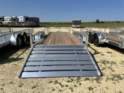 New 2026 Rough Rider RRU6518TA2-96 6.5' x 18' Aluminum Utility Trailer