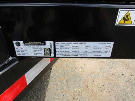New 2026 Down 2 Earth Trailers DTE612 High Side Dump Trailer