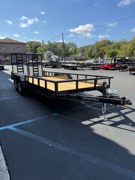 New 2025 Greenfield Welding U7X20-10K Utility Trailer