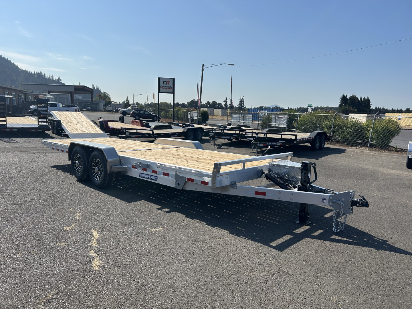 New 2025 Sure-Trac 7x22 Aluminum Power Tilt Equipment 14K GVWR