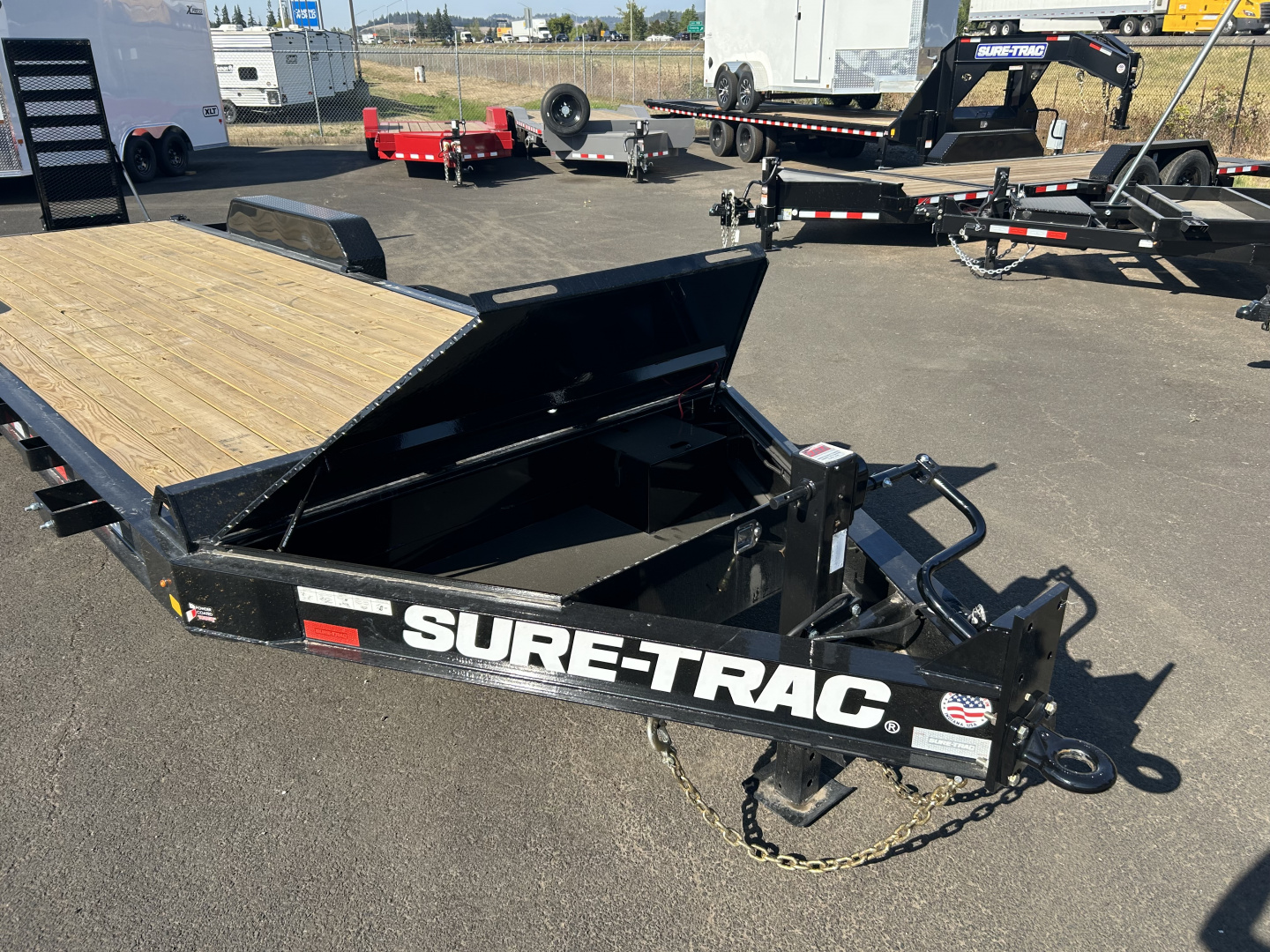 New 2026 Sure-Trac 7x22 (19+3) PRO SERIES Equipment Trailer 17.6K GVWR