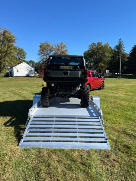 New 2026 Aluma 7814S-BT Utility Trailer / ALL ALUMINUM / 77.5" WIDE X 172.5" LONG