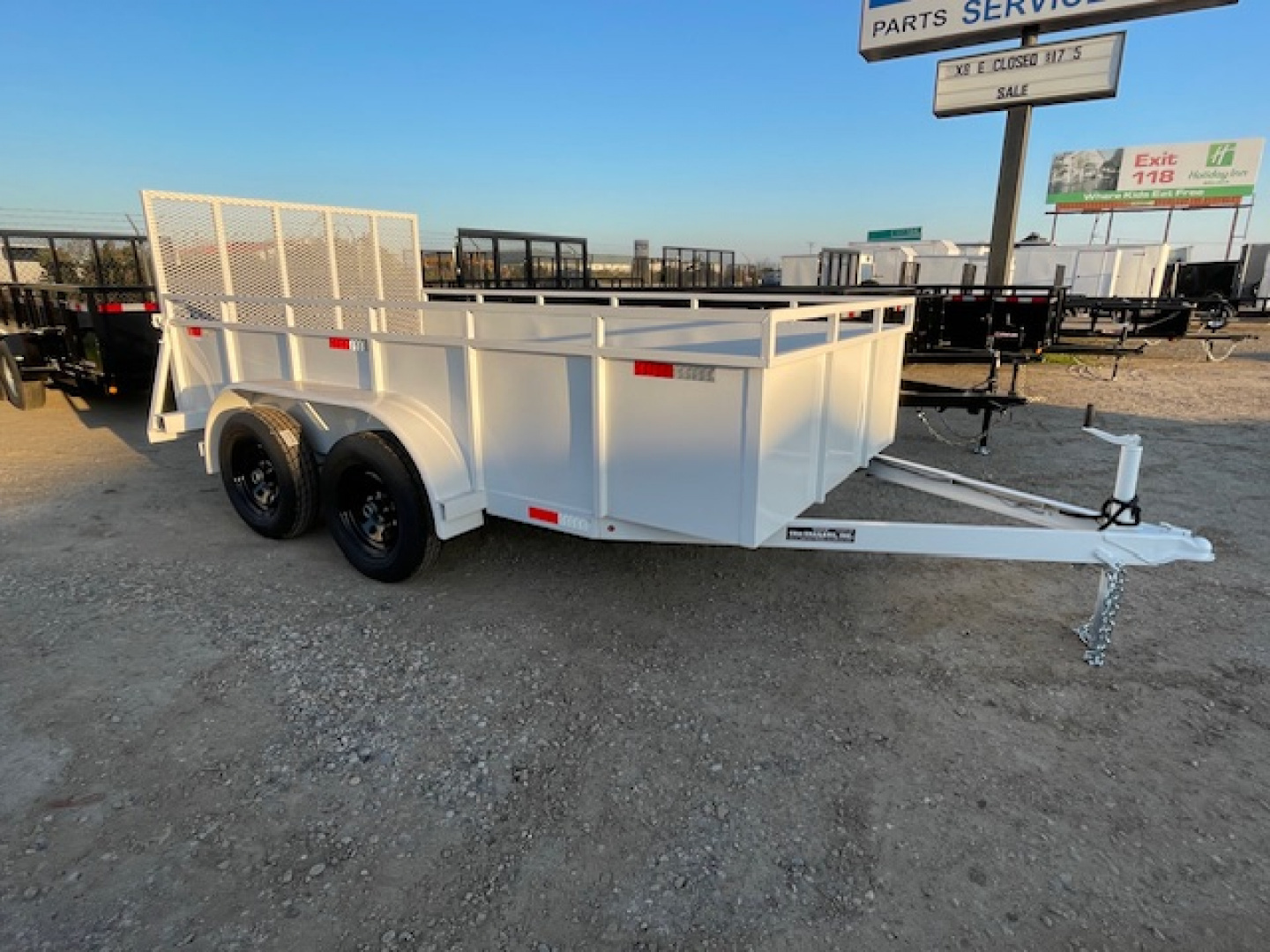 New 2026 TRU 6'x12'x2 Tandem Utility Box 7k Trailer