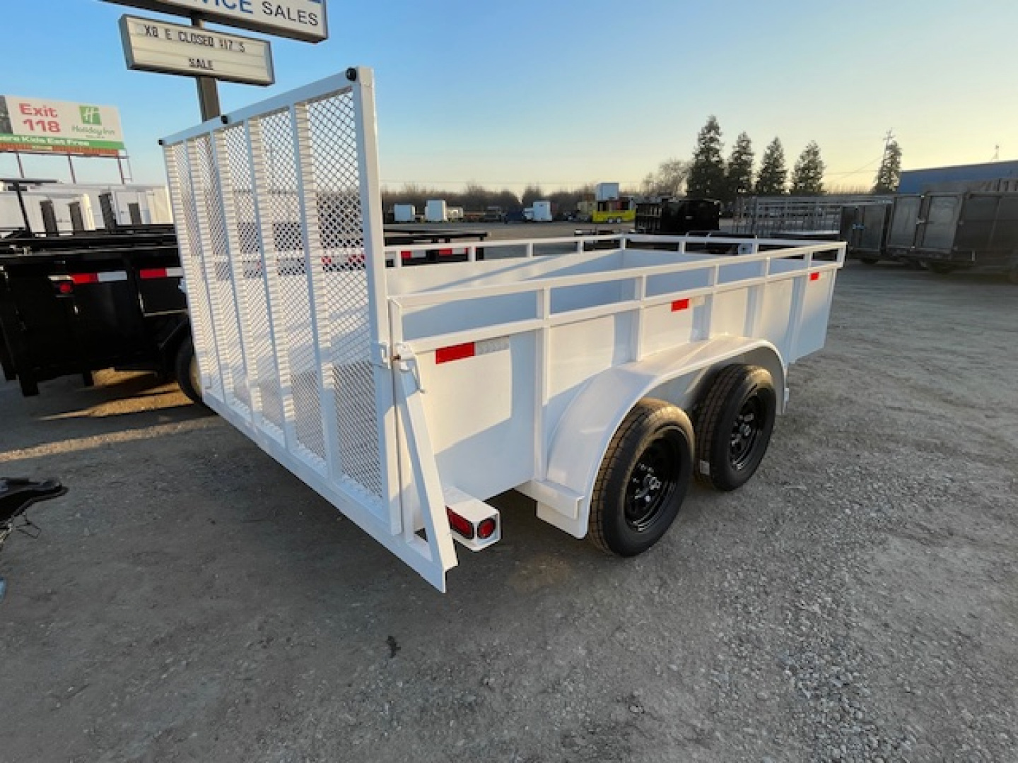 New 2026 TRU 6'x12'x2 Tandem Utility Box 7k Trailer