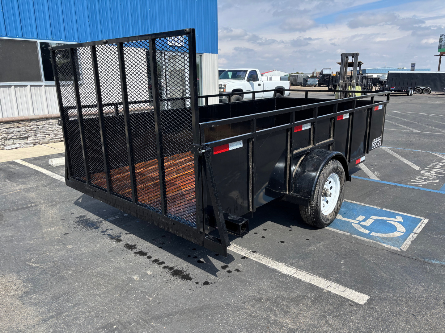 New 2026 TRU 6'x12'x2' Single Axle Utility Box 3.5k Trailer