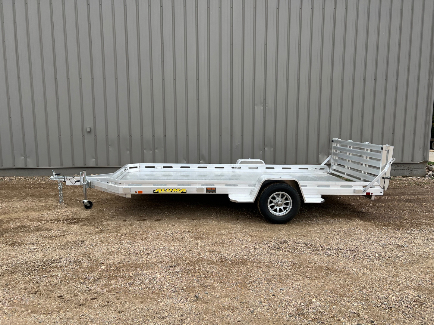 New 2026 Aluma 7814S BT 3k Utility Trailer