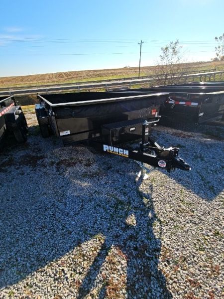 New 2026 Punch 83  x 14' 14K Scissor Dump Trailer w/ Ramps