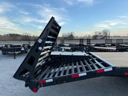 New 2026 Hillcrest 102"x25'+5' 24.9k Heavy Duty Gooseneck Deckover Trailer