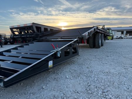 New 2026 Hillcrest 102"x25'+5' 24.9k Heavy Duty Gooseneck Deckover Trailer