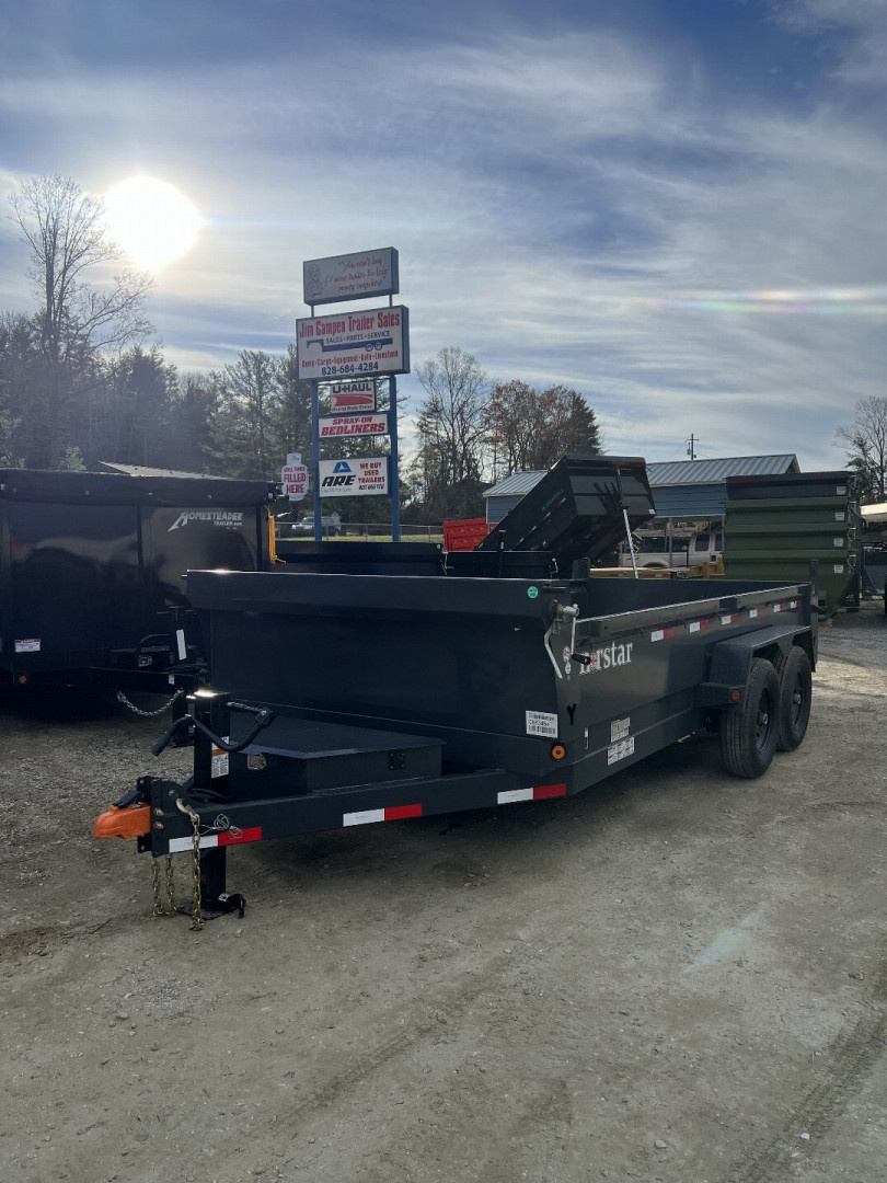 New 2026 Norstar DCB Series / 83" X 16' / 2-7,000# Electric Brake Axles / Scissor Hoist / Barn Door Rear Gates