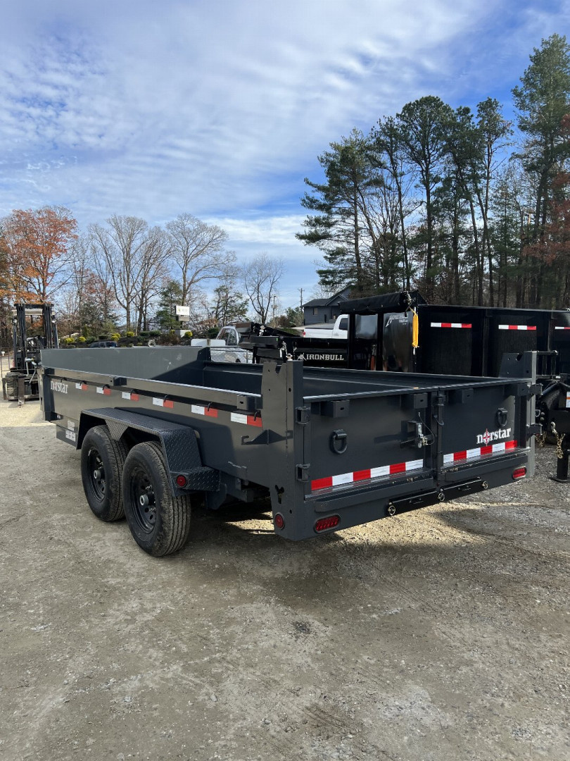 New 2026 Norstar DCB Series / 83" X 16' / 2-7,000# Electric Brake Axles / Scissor Hoist / Barn Door Rear Gates