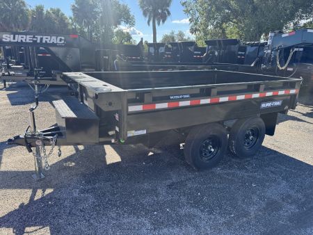 New 2026 Sure-Trac 6X10 TANDEM AXLE 10000 LB GVWR DECKOVER Dump Trailer