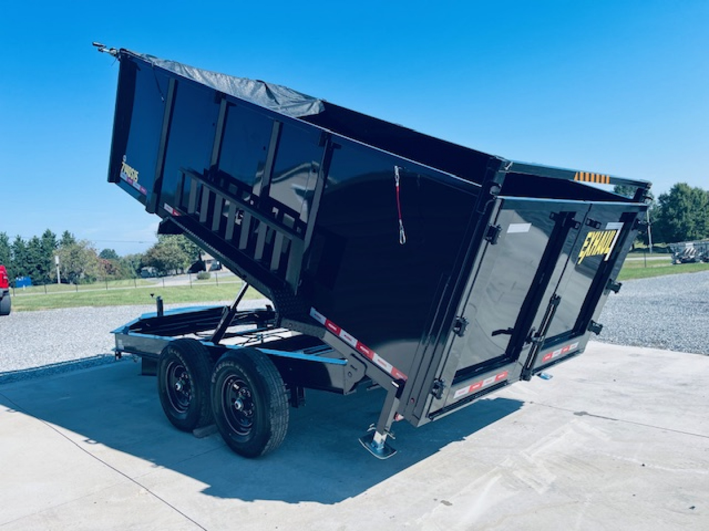 New 2026 Nexhaul 7X14 15K Lightning Dump Trailer w/4ft Sides