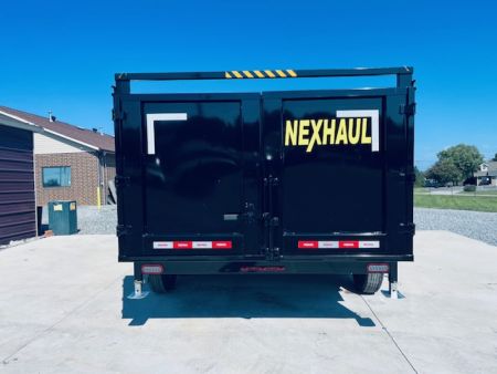 New 2026 Nexhaul 7X14 15K Lightning Dump Trailer w/4ft Sides