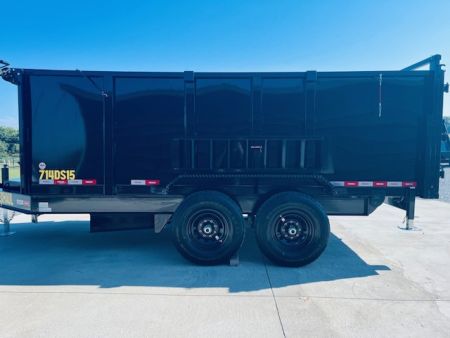 New 2026 Nexhaul 7X14 15K Lightning Dump Trailer w/4ft Sides