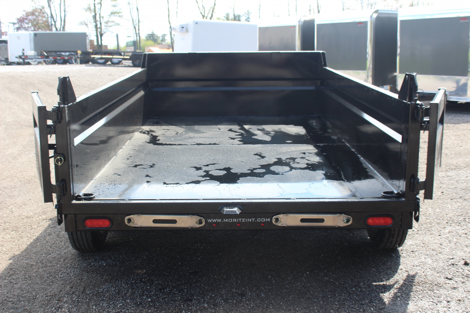 New 2026 Moritz 6' 10" x 12' Heavy Commercial DLH Series Dump Trailer - 14000# GVW