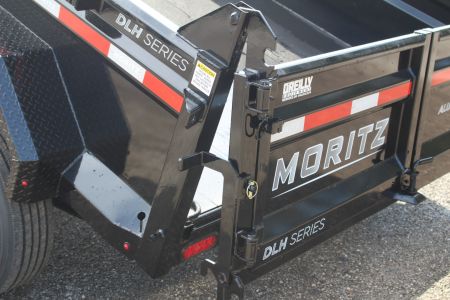 New 2026 Moritz 6' 10" x 12' Heavy Commercial DLH Series Dump Trailer - 14000# GVW