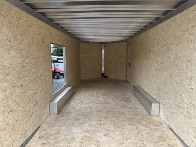 New 2026 E-Z Hauler EZEC8.5X20CH XLT PRO Car Hauler 6 FOOT 10 INCH INTERIOR HEIGHT 4 FOOT ESCAPE DOOR FREE ALUMINUM WHEEL UPGRADE
