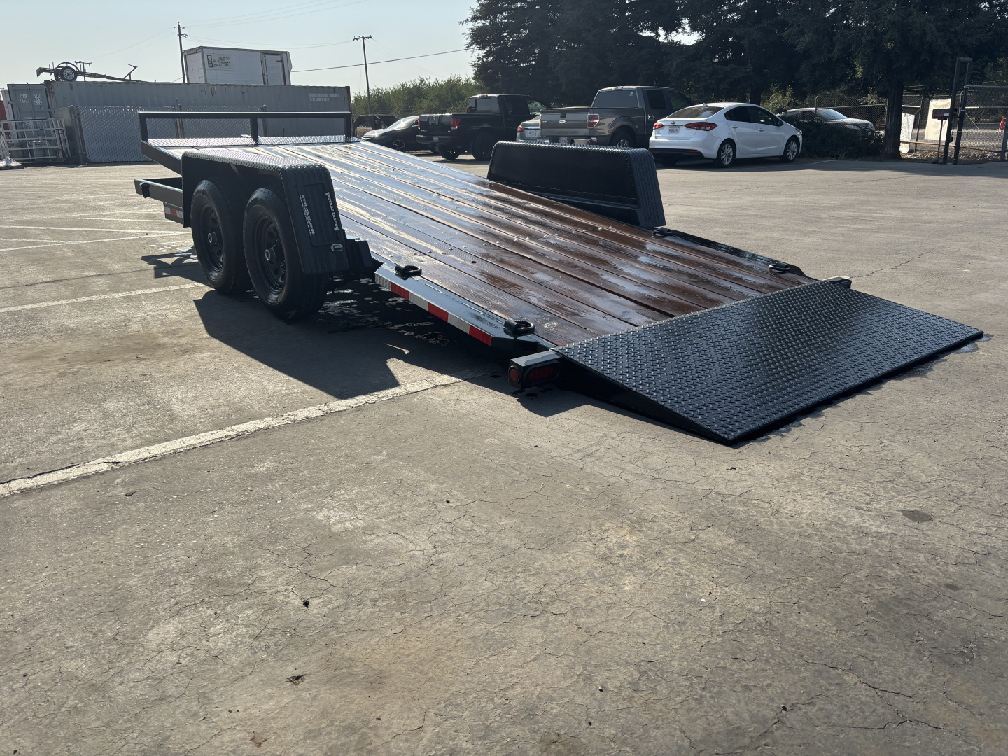 New 2026 TRU 7'x20' Gravity Tilt Car Hauler Trailer 10k