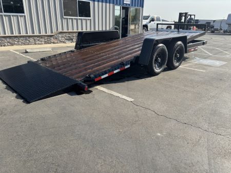 New 2026 TRU 7'x20' Gravity Tilt Car Hauler Trailer 10k