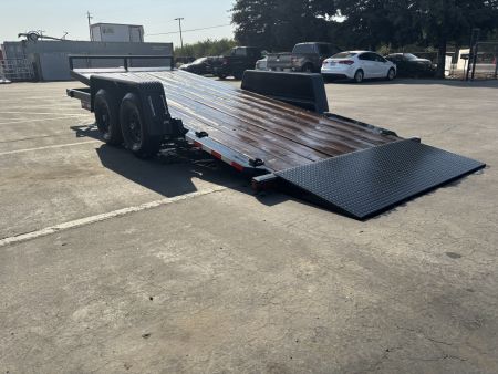 New 2026 TRU 7'x20' Gravity Tilt Car Hauler Trailer 10k